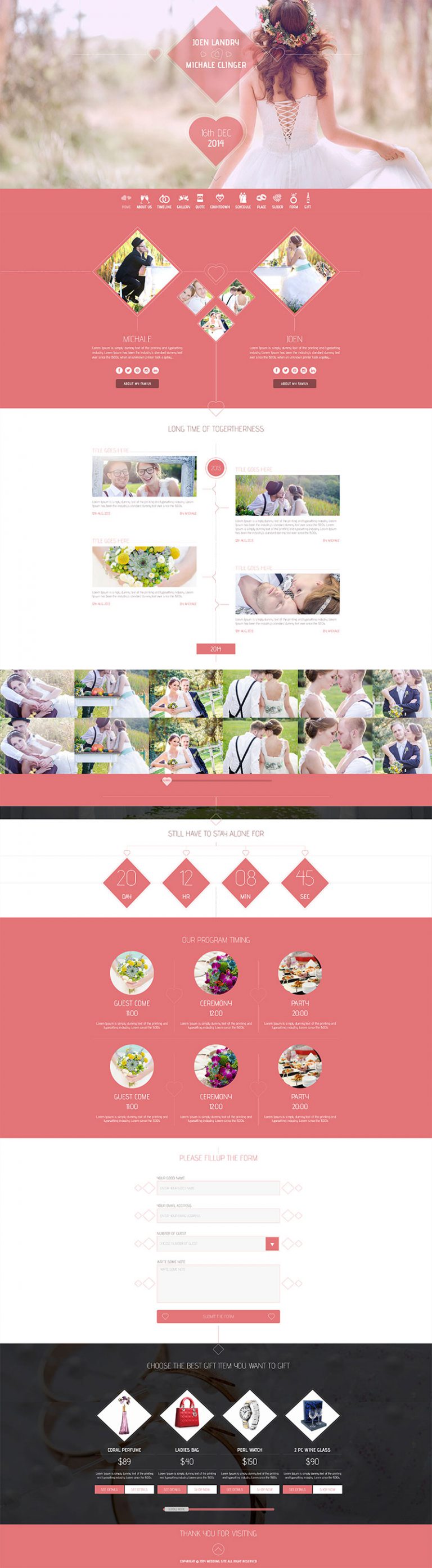 HTML Parallax Scrolling Effect Responsive Template HTML Parallax Scrolling Effect Responsive Template