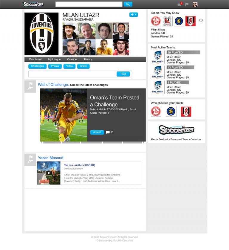 PSD to HTML Responsive Sports Bootstrap Template (Team Page)