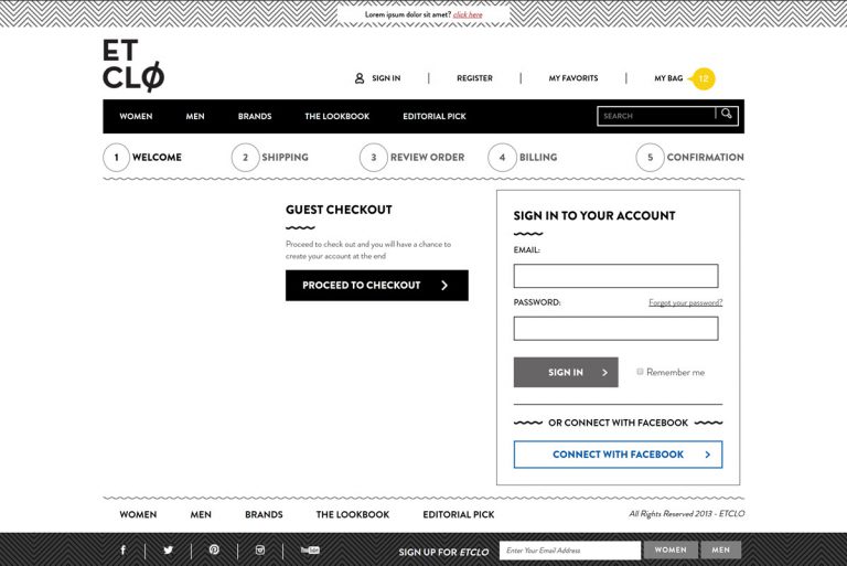 Responsive eCommerce or Shopping HTML Template (Checkout page)