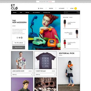 Responsive eCommerce or Shopping HTML Template (Home page)