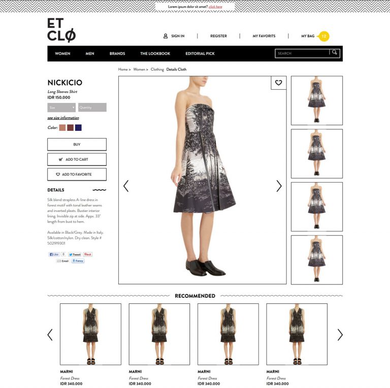Responsive eCommerce or Shopping HTML Template (Product Detail Page)
