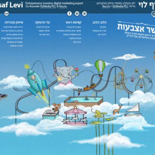 WordPress RTL Theme in Hebrew for a Marketing Expert (Home page)