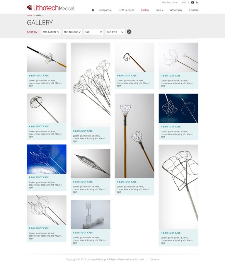 WordPress Responsive Medical Service Theme (Gallery page)