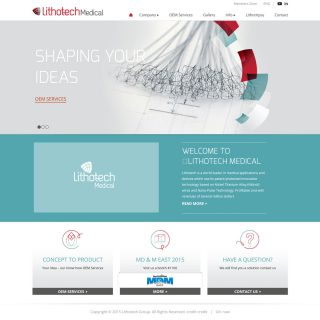 WordPress Responsive Medical Service Theme (Home page)
