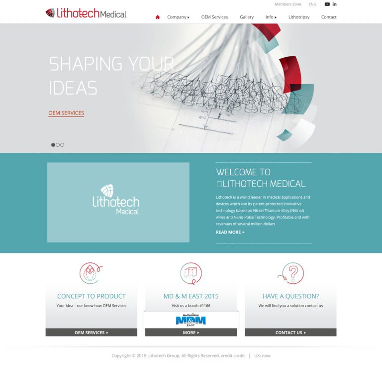 WordPress Responsive Medical Service Theme (Home page)