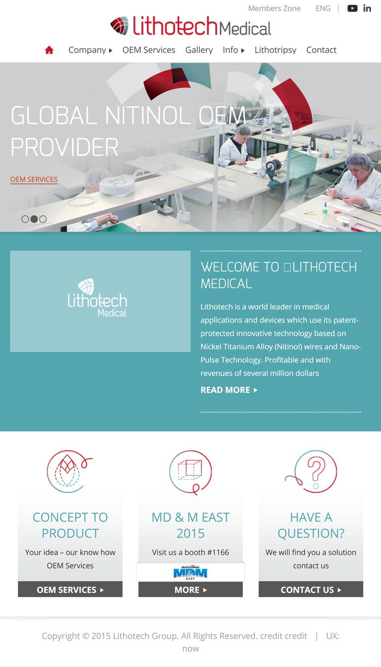 WordPress Responsive Medical Service Theme (Home page Table view)