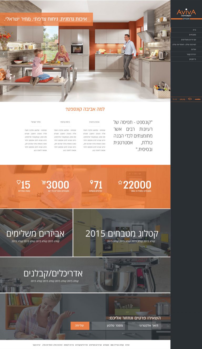 WordPress Responsive RTL Theme for a Corporate Website (Home page)