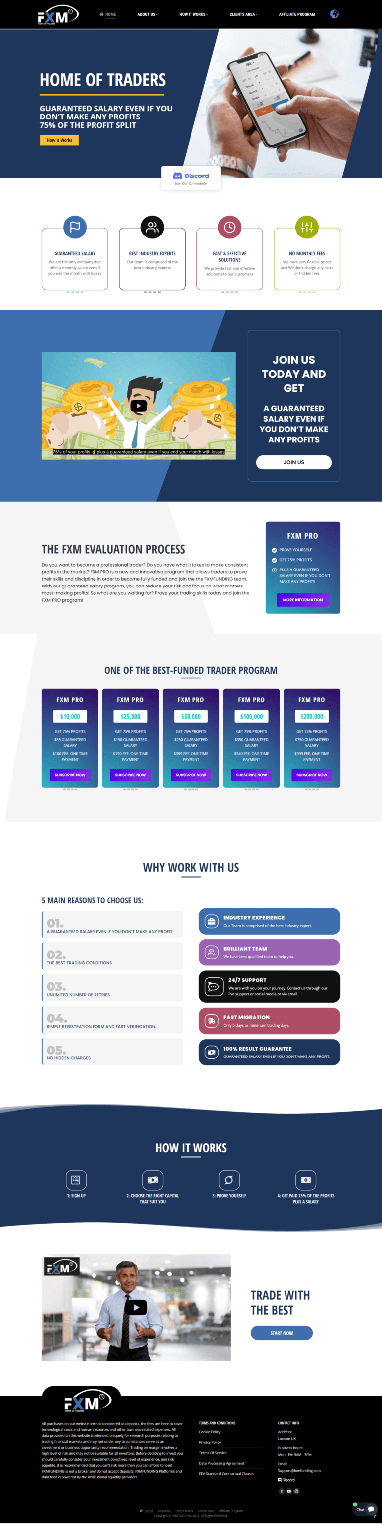 FXMFUNDING Home Page